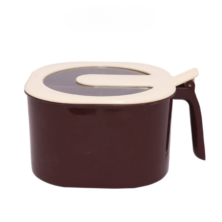 4 In 1 Partition Kitchen Seasoning Box Masala Box Set 4 Grid Portion Spice Jar Container 1000 ml - (Random Color)