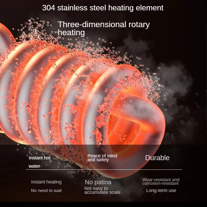 3000W Electric Water Heater Tap Instant Hot Water Faucet Heater Cold Heating Faucet Tankless Instantaneous Water Heater (Random Color)