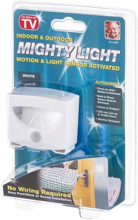 Indoor and Outdoor LED Motion and Light Sensor Activated - Wireless - Battery Powered - Night Light (Imported)