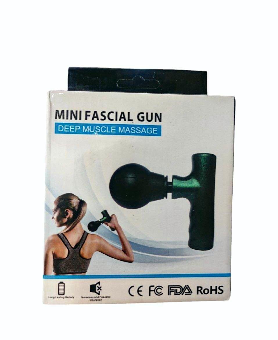 Mini Rechargeable Fascial Gun – Portable Deep Muscle Massager for Pain Relief and Relaxation - Random Color