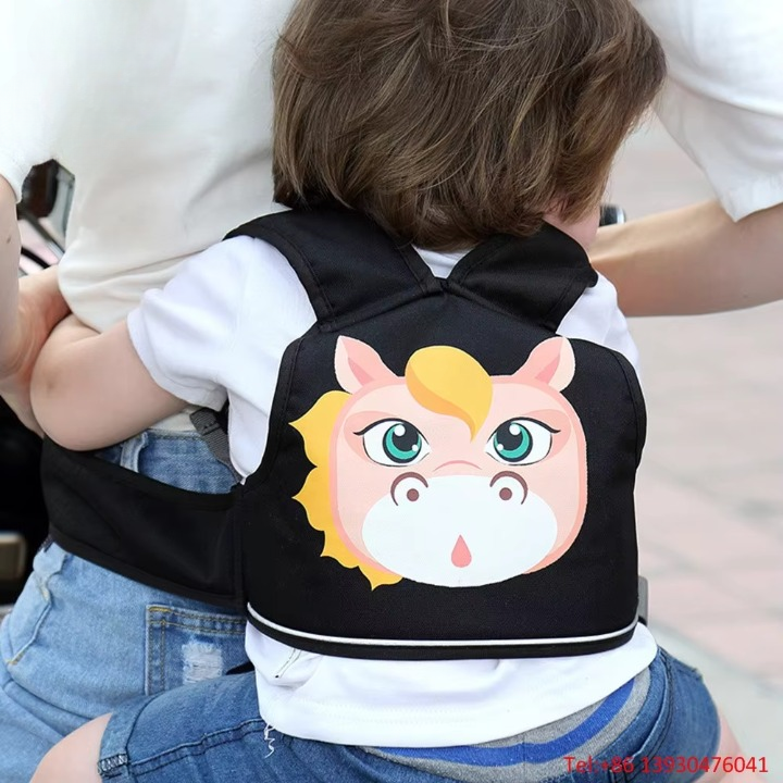 Professional Adjustable Child Safety Seat Belt for Motorcycles | Secure Ride Harness for Kids | Comfortable & Durable Passenger Strap