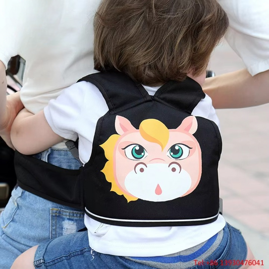 Professional Adjustable Child Safety Seat Belt for Motorcycles | Secure Ride Harness for Kids | Comfortable & Durable Passenger Strap