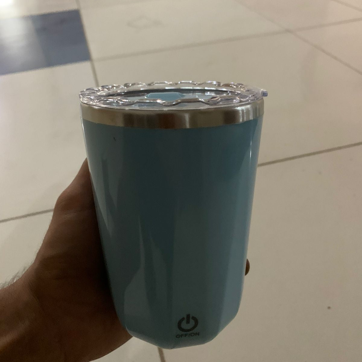 350ml Stainless Steel Automatic Self Stirring Mug Coffee Milk Juice Mixing Cup Magnetic Stirring Cup For Home Office And Travel (Random Color)