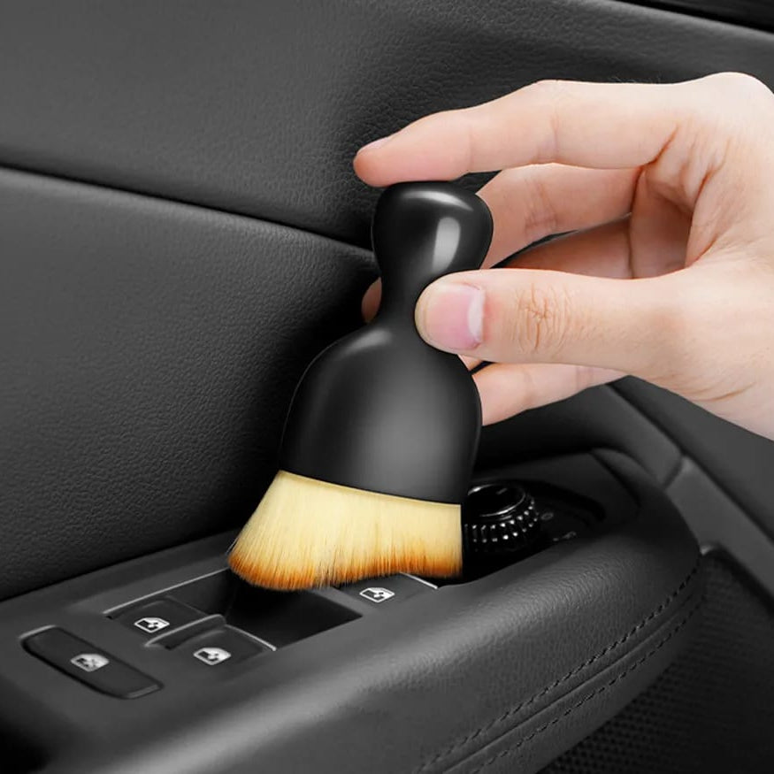 Car Interior Cleaning Brush Durable Quality Comfortable Grip Reliable Performance Effective Cleaning